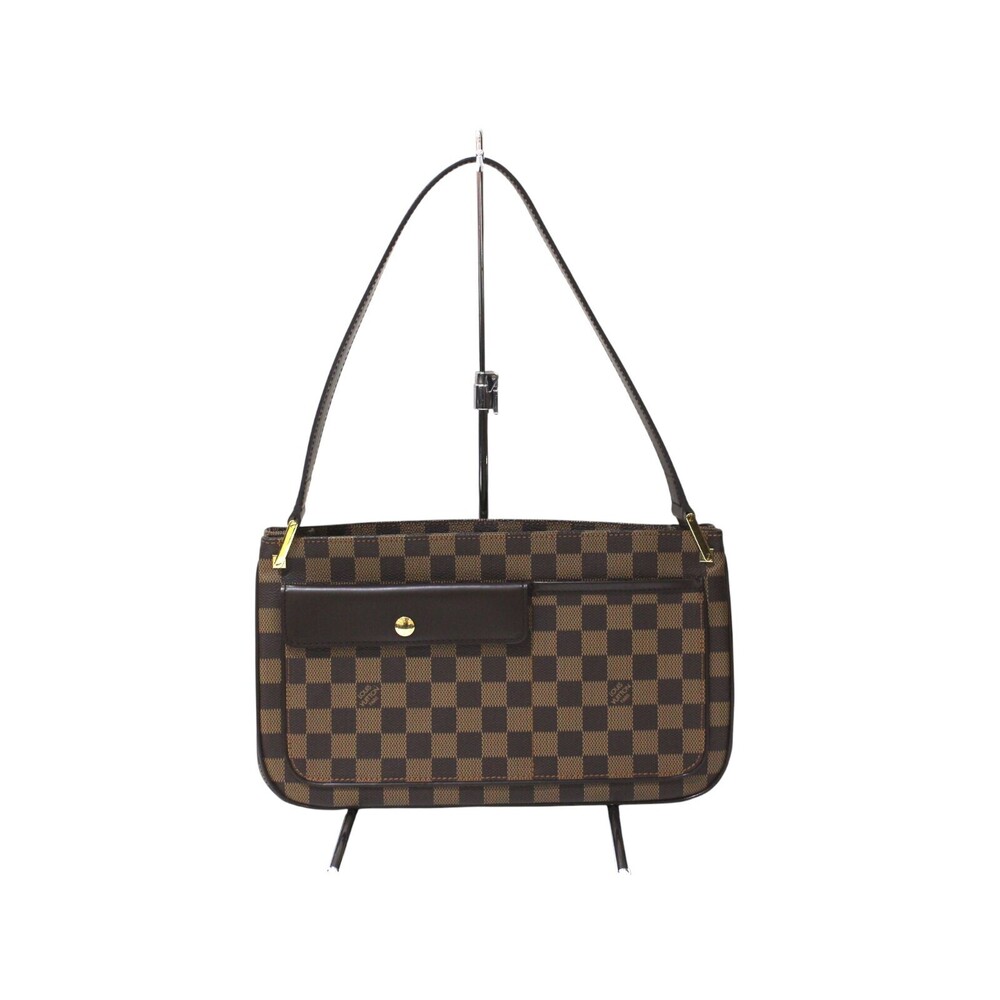 Louis Vuitton Aubagne Shoulder Bag Damier Canvas Brown classic